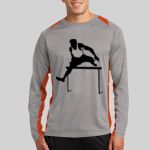 Long Sleeve Heather Colorblock Contender ™ Tee Thumbnail