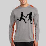 Long Sleeve Heather Colorblock Contender ™ Tee Thumbnail