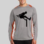 Long Sleeve Heather Colorblock Contender ™ Tee Thumbnail