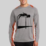 Long Sleeve Heather Colorblock Contender ™ Tee Thumbnail