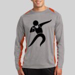 Long Sleeve Heather Colorblock Contender ™ Tee Thumbnail