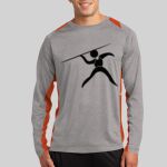 Long Sleeve Heather Colorblock Contender ™ Tee Thumbnail