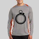 Long Sleeve Heather Colorblock Contender ™ Tee Thumbnail