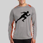 Long Sleeve Heather Colorblock Contender ™ Tee Thumbnail