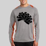Long Sleeve Heather Colorblock Contender ™ Tee Thumbnail