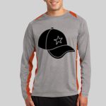 Long Sleeve Heather Colorblock Contender ™ Tee Thumbnail