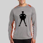 Long Sleeve Heather Colorblock Contender ™ Tee Thumbnail