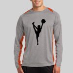 Long Sleeve Heather Colorblock Contender ™ Tee Thumbnail