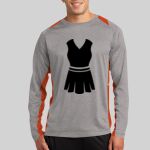 Long Sleeve Heather Colorblock Contender ™ Tee Thumbnail