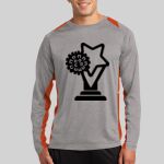 Long Sleeve Heather Colorblock Contender ™ Tee Thumbnail