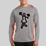 Long Sleeve Heather Colorblock Contender ™ Tee Thumbnail