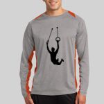 Long Sleeve Heather Colorblock Contender ™ Tee Thumbnail