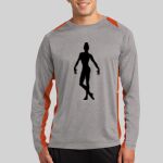 Long Sleeve Heather Colorblock Contender ™ Tee Thumbnail