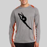 Long Sleeve Heather Colorblock Contender ™ Tee Thumbnail