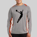 Long Sleeve Heather Colorblock Contender ™ Tee Thumbnail