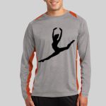 Long Sleeve Heather Colorblock Contender ™ Tee Thumbnail