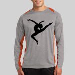 Long Sleeve Heather Colorblock Contender ™ Tee Thumbnail