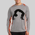 Long Sleeve Heather Colorblock Contender ™ Tee Thumbnail