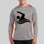 Long Sleeve Heather Colorblock Contender ™ Tee Thumbnail
