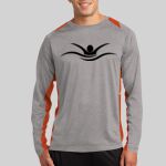 Long Sleeve Heather Colorblock Contender ™ Tee Thumbnail