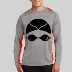 Long Sleeve Heather Colorblock Contender ™ Tee Thumbnail