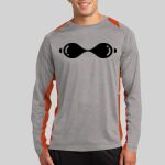 Long Sleeve Heather Colorblock Contender ™ Tee Thumbnail