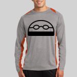 Long Sleeve Heather Colorblock Contender ™ Tee Thumbnail