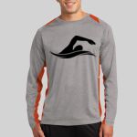 Long Sleeve Heather Colorblock Contender ™ Tee Thumbnail