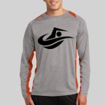 Long Sleeve Heather Colorblock Contender ™ Tee Thumbnail