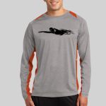 Long Sleeve Heather Colorblock Contender ™ Tee Thumbnail