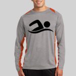 Long Sleeve Heather Colorblock Contender ™ Tee Thumbnail