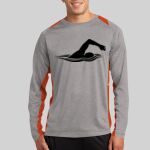 Long Sleeve Heather Colorblock Contender ™ Tee Thumbnail