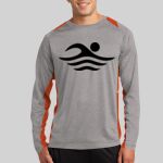 Long Sleeve Heather Colorblock Contender ™ Tee Thumbnail