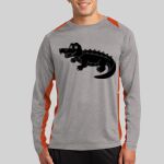 Long Sleeve Heather Colorblock Contender ™ Tee Thumbnail