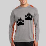 Long Sleeve Heather Colorblock Contender ™ Tee Thumbnail
