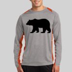 Long Sleeve Heather Colorblock Contender ™ Tee Thumbnail