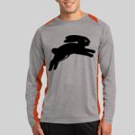 Long Sleeve Heather Colorblock Contender ™ Tee Thumbnail