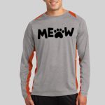 Long Sleeve Heather Colorblock Contender ™ Tee Thumbnail