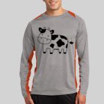 Long Sleeve Heather Colorblock Contender ™ Tee Thumbnail