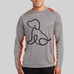 Long Sleeve Heather Colorblock Contender ™ Tee Thumbnail