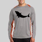 Long Sleeve Heather Colorblock Contender ™ Tee Thumbnail