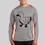 Long Sleeve Heather Colorblock Contender ™ Tee Thumbnail