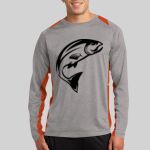 Long Sleeve Heather Colorblock Contender ™ Tee Thumbnail