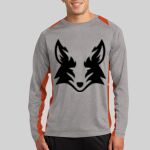 Long Sleeve Heather Colorblock Contender ™ Tee Thumbnail