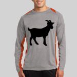 Long Sleeve Heather Colorblock Contender ™ Tee Thumbnail