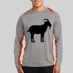 Long Sleeve Heather Colorblock Contender ™ Tee Thumbnail