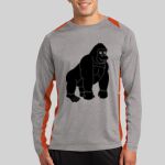 Long Sleeve Heather Colorblock Contender ™ Tee Thumbnail