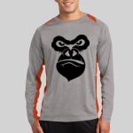 Long Sleeve Heather Colorblock Contender ™ Tee Thumbnail