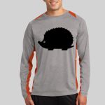 Long Sleeve Heather Colorblock Contender ™ Tee Thumbnail