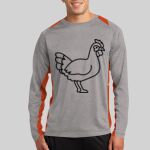 Long Sleeve Heather Colorblock Contender ™ Tee Thumbnail